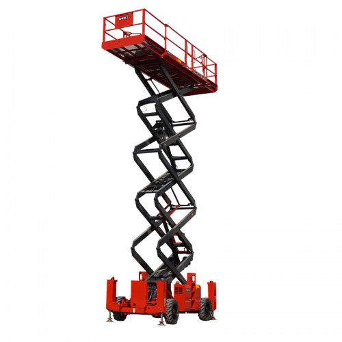 CFPT1623RTE – Rough Terrain Scissor Lifts With Outriggers