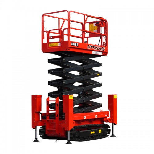 CFPT1215LDS – Crawler Scissor Lifts With Outriggers