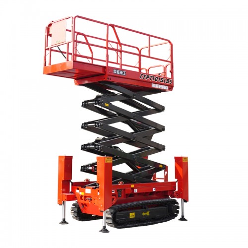 CFPT1015LDS – Crawler Scissor Lifts With Outriggers