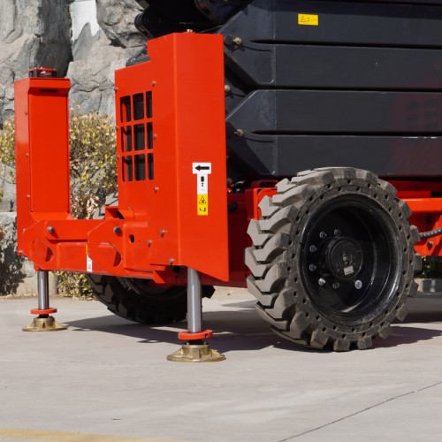 CFPT1623RTD – Rough Terrain Scissor Lifts With Outriggers