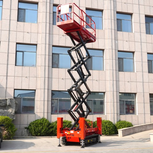 CFPT1015LDS – Crawler Scissor Lifts With Outriggers