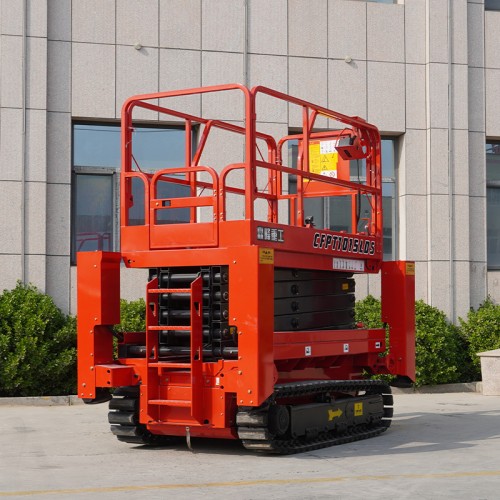 CFPT1015LDS – Crawler Scissor Lifts With Outriggers