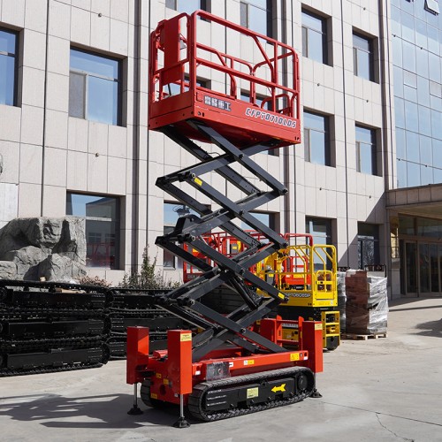 CFPT0710LDS – Crawler Scissor Lifts With Outriggers