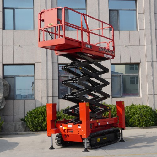 CFPT1015LDS – Crawler Scissor Lifts With Outriggers