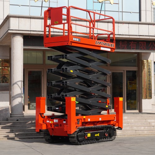 CFPT1415LDS – Crawler Scissor Lifts With Outriggers