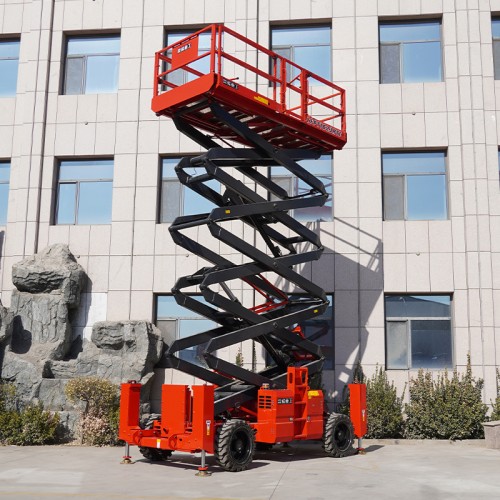 CFPT1623RTE – Rough Terrain Scissor Lifts With Outriggers