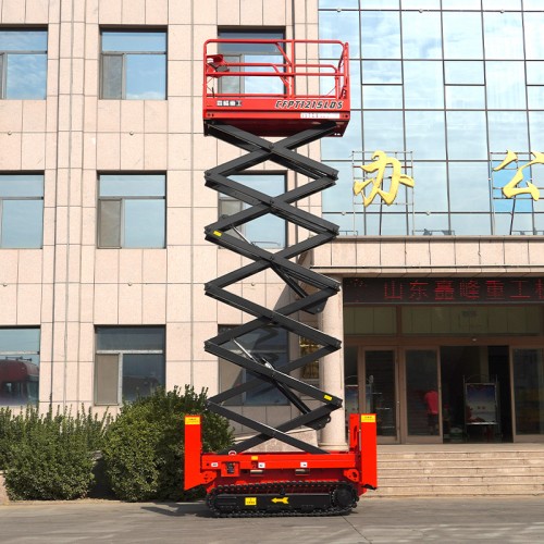 CFPT1215LDS – Crawler Scissor Lifts With Outriggers