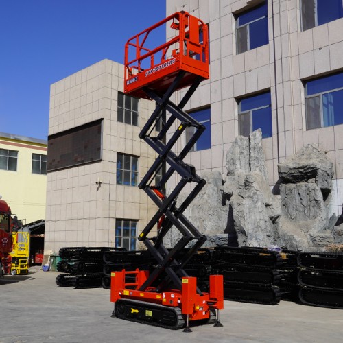 CFPT0710LDS – Crawler Scissor Lifts With Outriggers